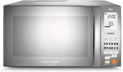 Forno Micro-ondas Brastemp 38 Litros Inox Espelhado com Grill