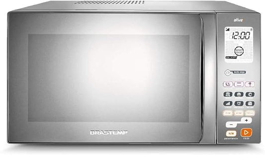 Forno Micro-ondas Brastemp 38 Litros Inox Espelhado com Grill