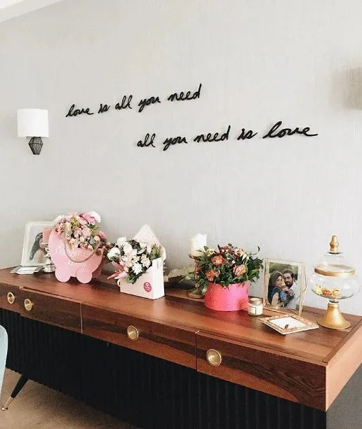 Adorno de Parede Com 8 Peças Mantra Preto Umbra