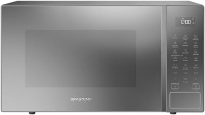Micro-ondas Brastemp 32L com Menu Gourmet Cinza Espelhado BMS46AR