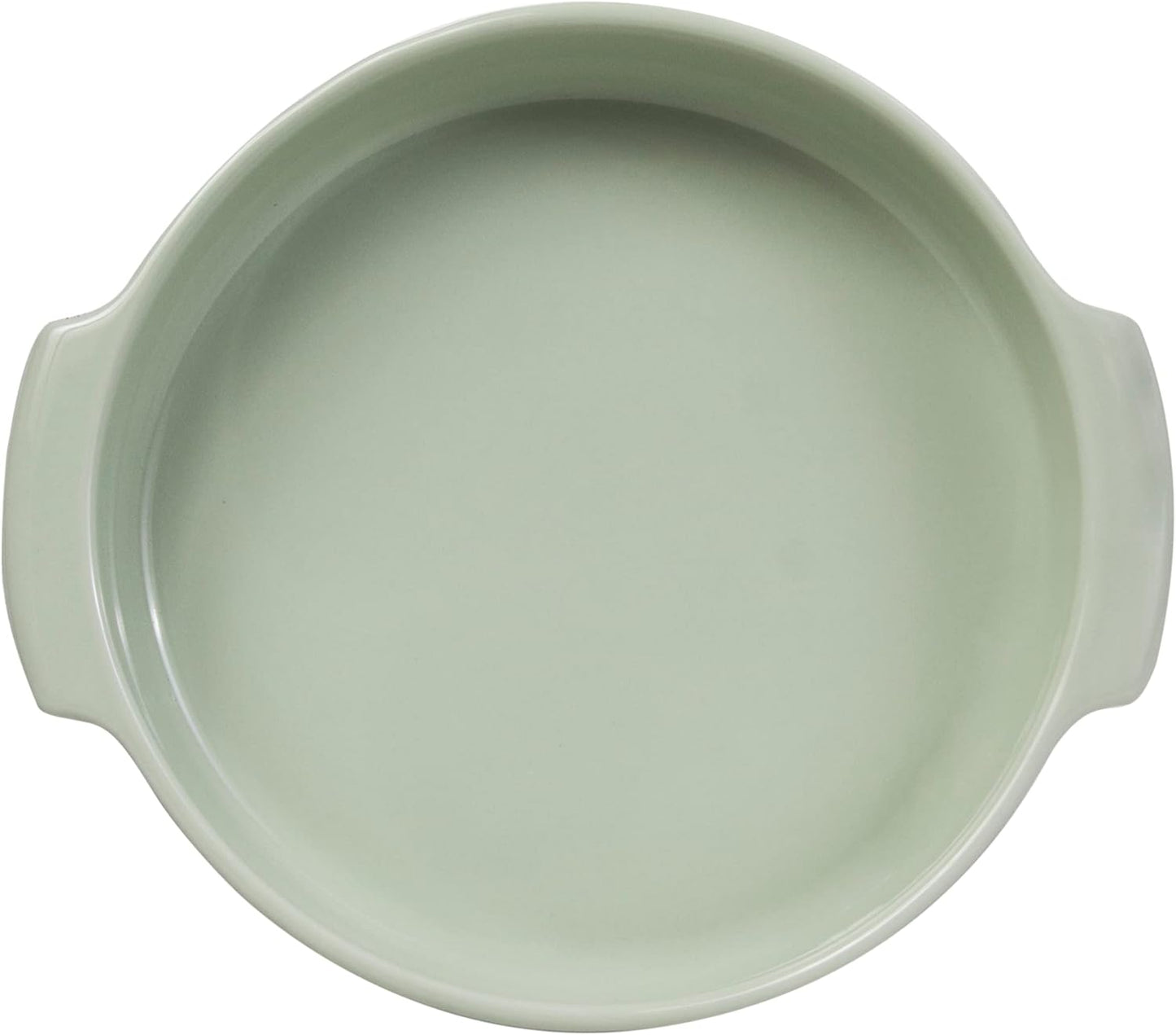 Forma redonda Porcelana Germer Assar e Servir Verde Menta 21cm
