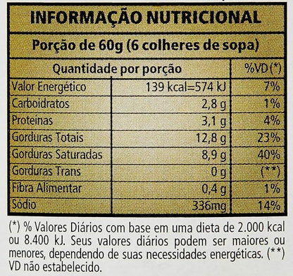 Creme De 4 Queijos Italiano Trufado La Pastina 180G