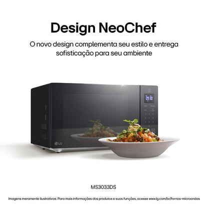 Micro-ondas LG NeoChef 30L MS3033DSA Preto