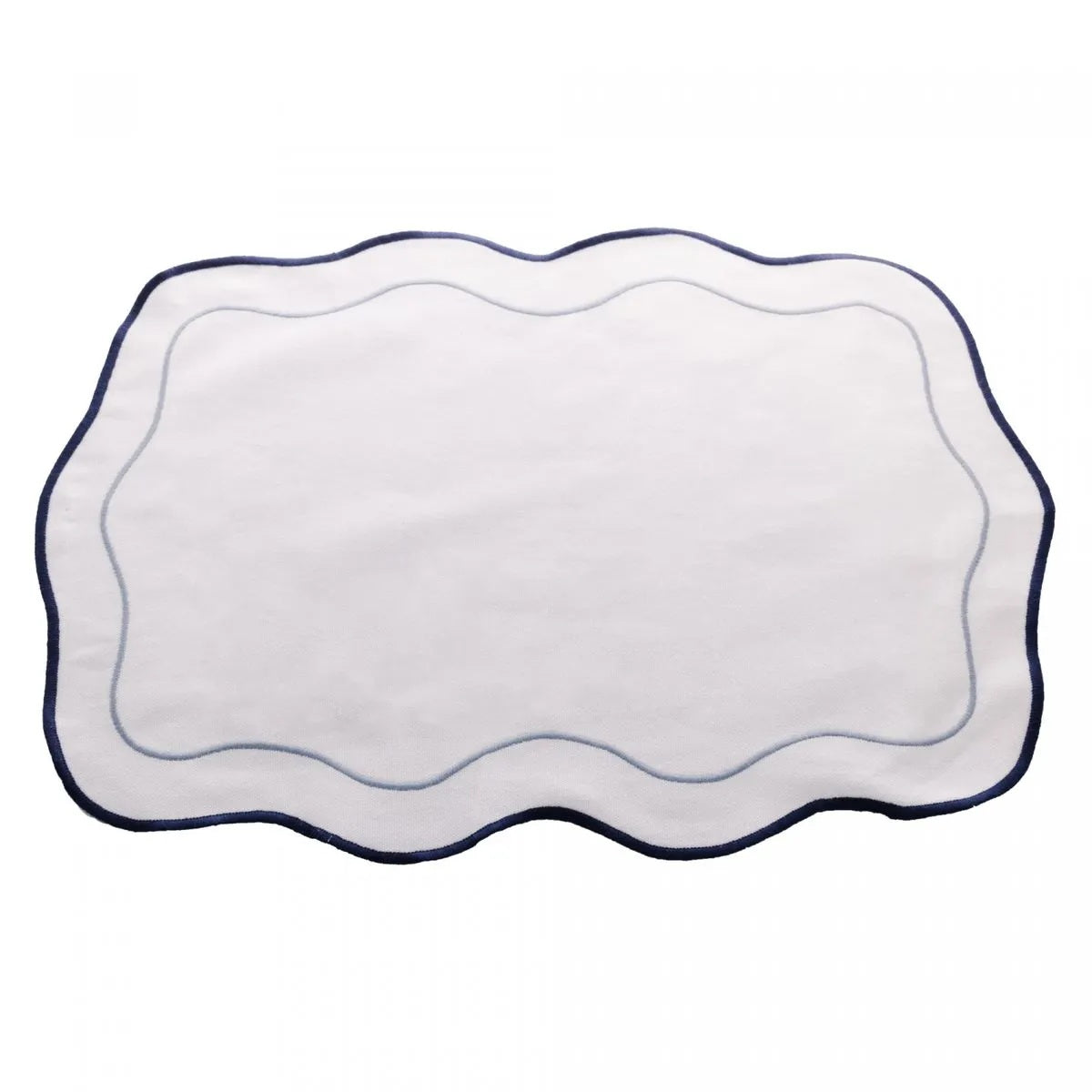 Jogo 2 Lugares Americanos Wolff de Algodão Branco 33cm x 45cm