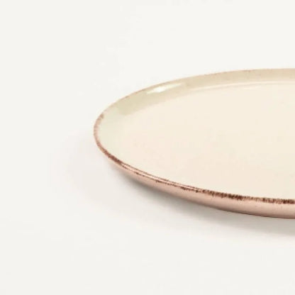 Prato Raso de Cerâmica Laguna Off 27 cm Noah - NDI