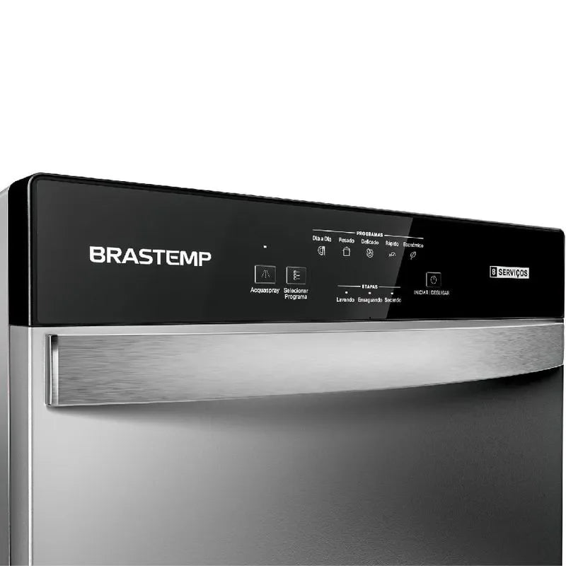 Lava Louças 8 Serviços Brastemp Cinza - BLF08BS