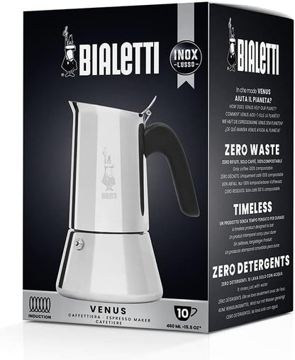 Cafeteira Inox Venus Bialetti 10 Xícaras