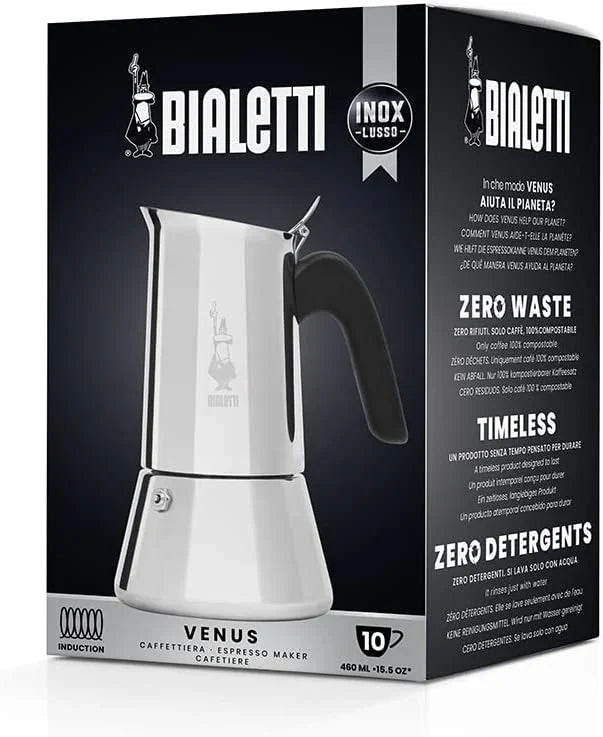 Cafeteira Inox Venus Bialetti 10 Xícaras