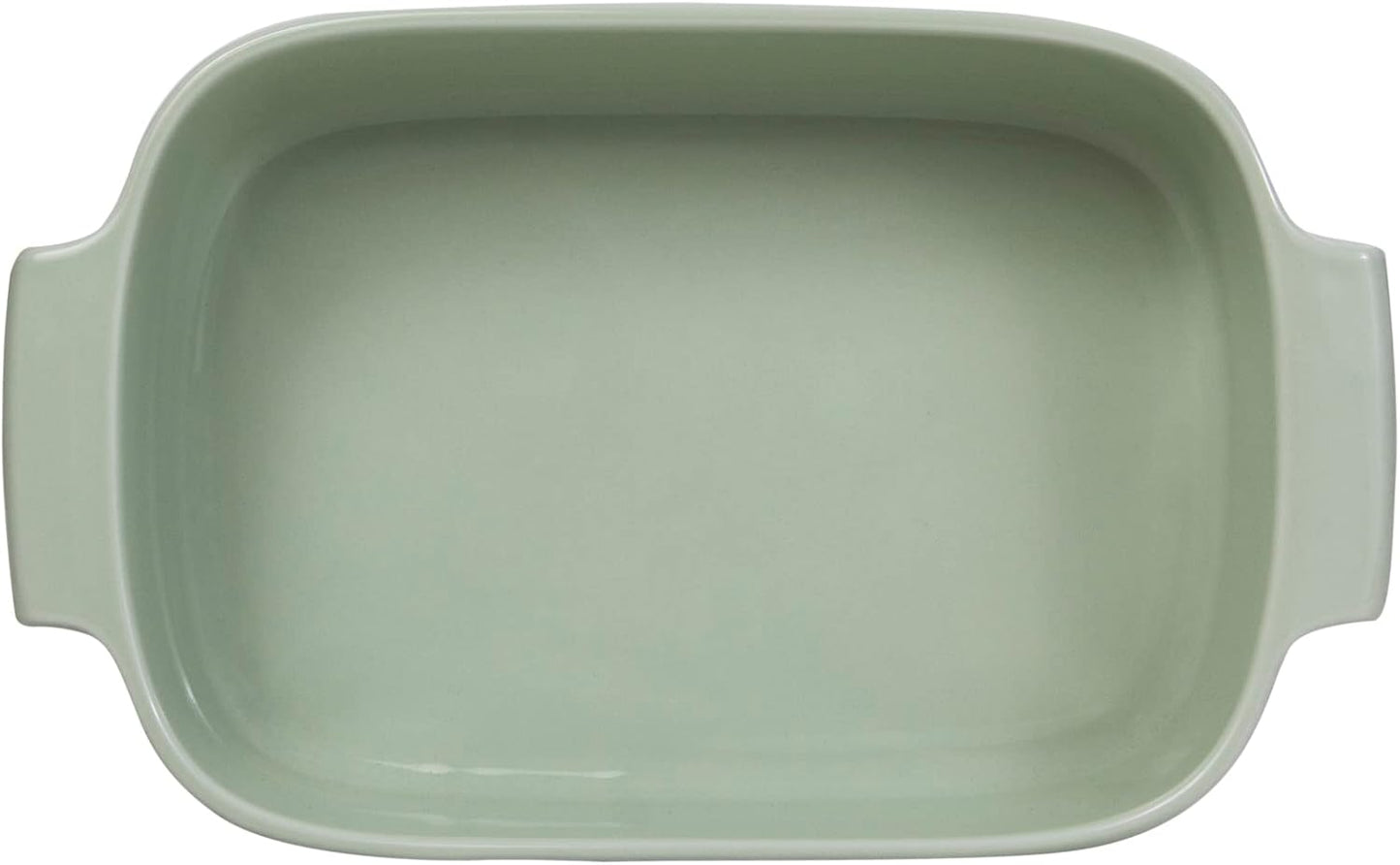 Travessa Retangular Porcelana Germer Verde Menta 37x26