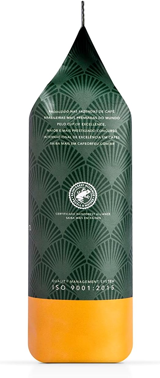 Café Torrado em Grão Bourbon Amarelo Orfeu 250G