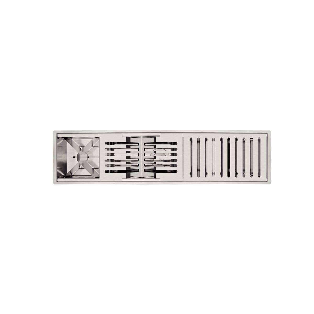 Canal Organizador Tramontina Sobrepor 75cm Inox Acetinado