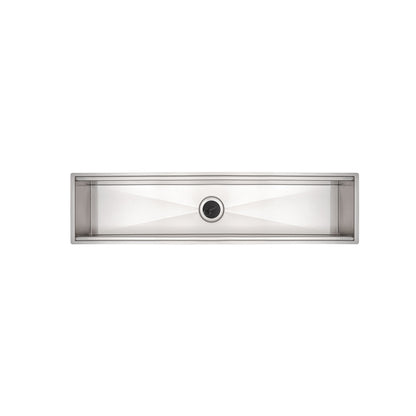 Canal Organizador Tramontina Sobrepor 75cm Inox Acetinado