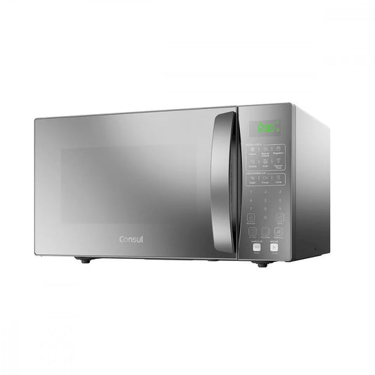 Micro-ondas Consul 32L Cinza Espelhado Menu Fácil CMS46AR