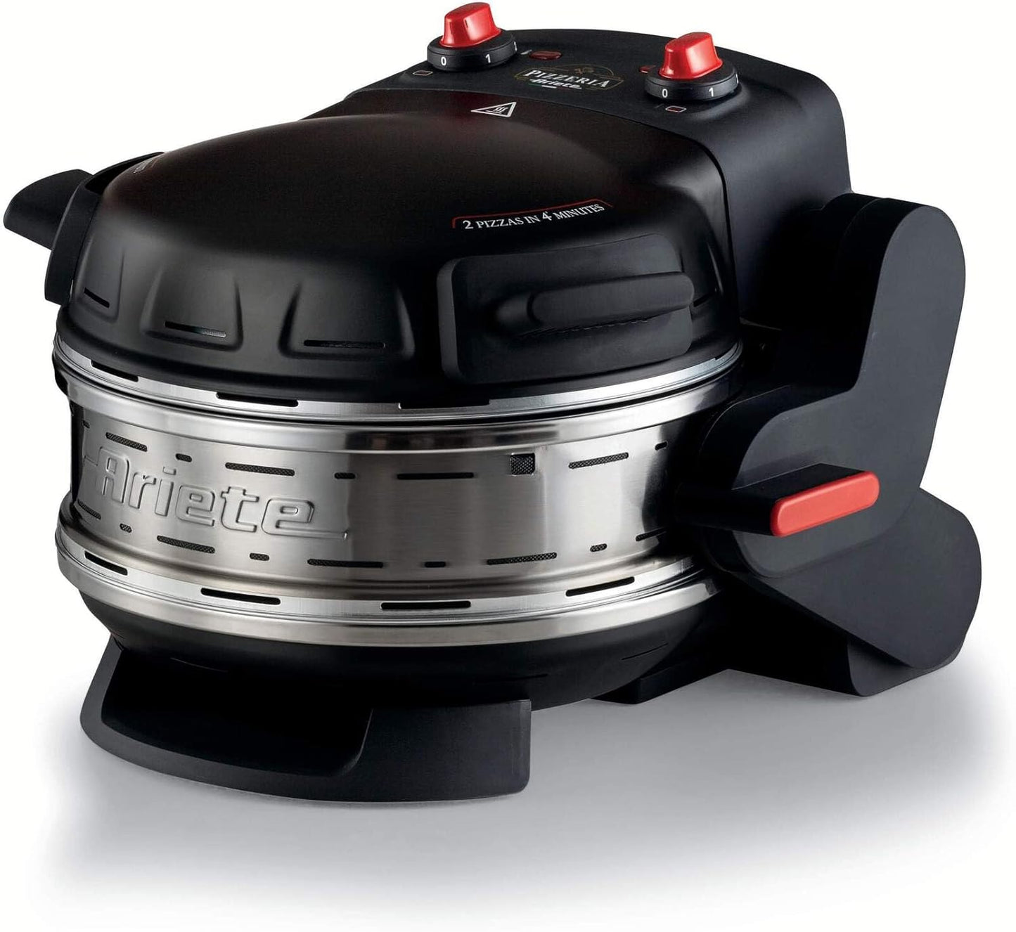 Forno de Pizza Duplo Elétrico Preto 2100W