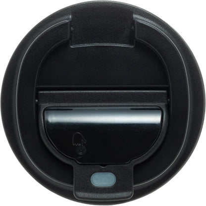 Copo Térmico de Inox Com Tampa e Termômetro 500ml Lyor Preto