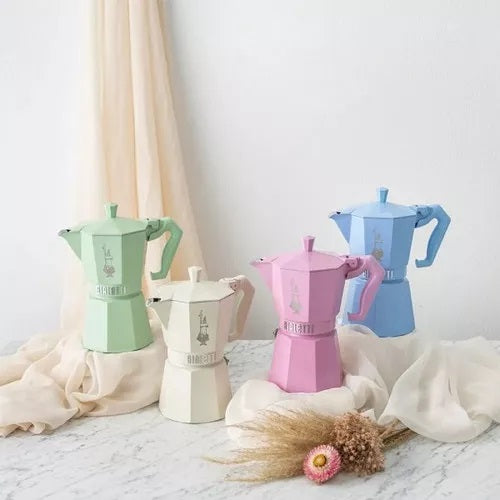Cafeteira Bialetti Exclusive Moka 6 xícaras Rosa 270ml