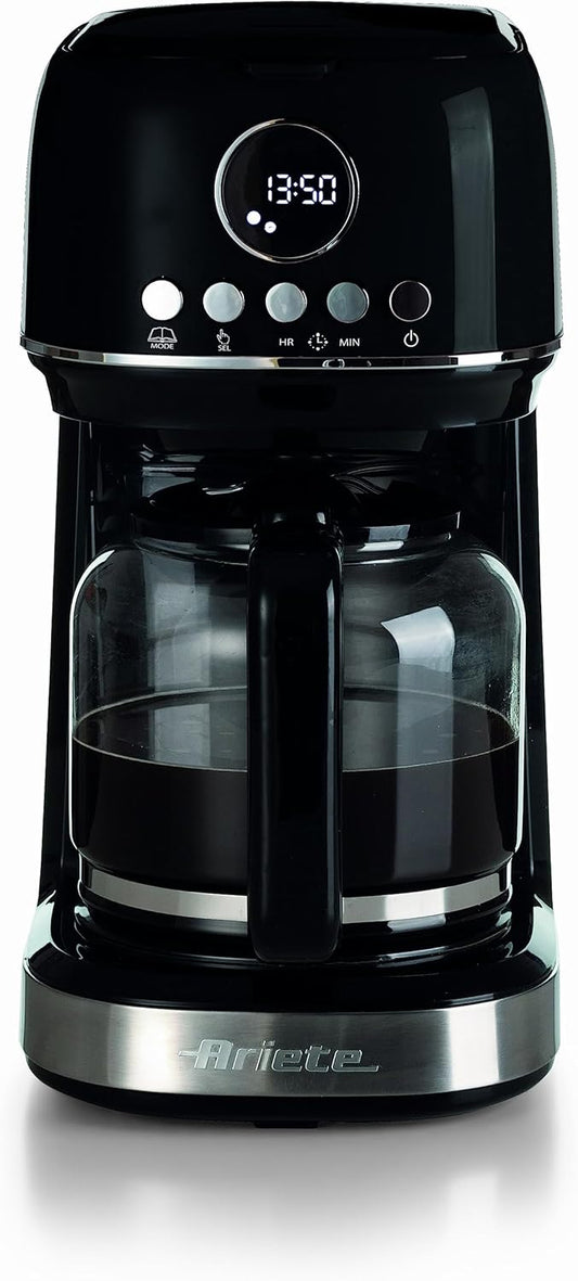 Máquina de CaféAriete Manual Moderna Preta