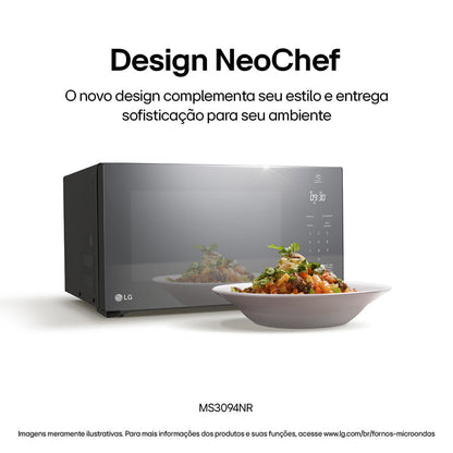 Micro-ondas LG NeoChef 30 Litros MS3094NR Espelhado