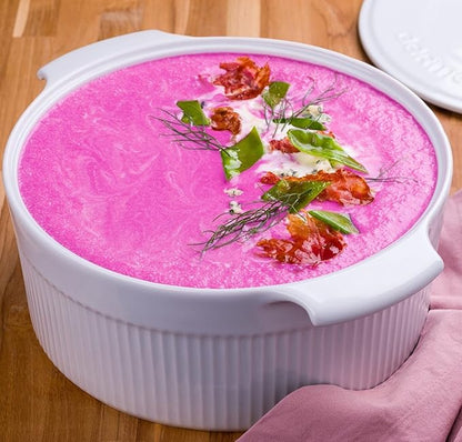 Cocotte De Porcelana Branca Germer 22cm