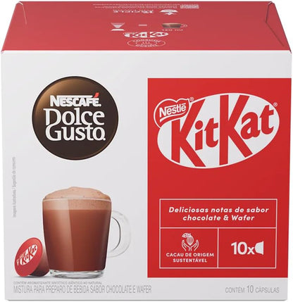 Café Em Cápsula Nescafe Dolce gusto Kit Kat 10 Cápsulas