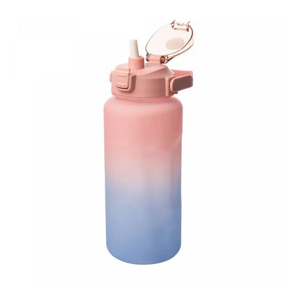 Garrafa Squeeze de Policarbonato 2,1L com Case 5 em 1 Rosa Lyor