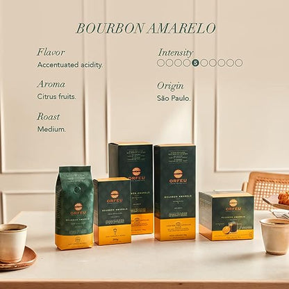 Cápsulas De Café Bourbon Amarelo Orfeu 10 Unidades