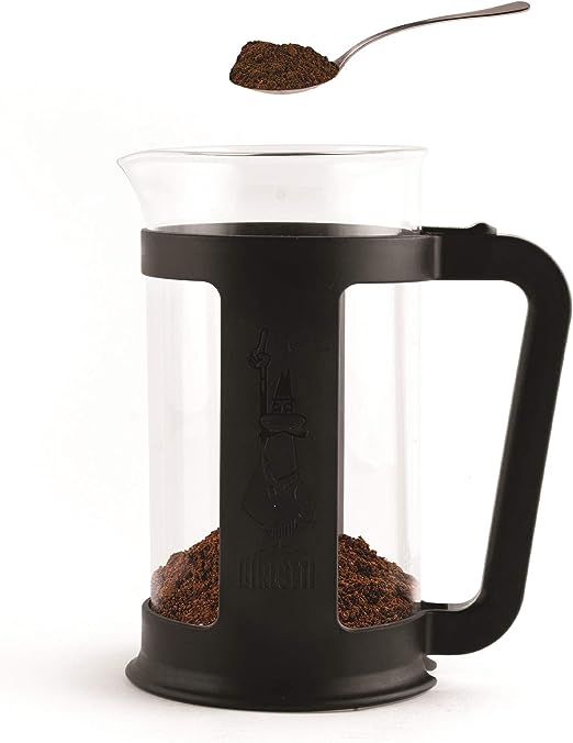 Cafeteira Prensa Francesa Bialetti Preta 1L