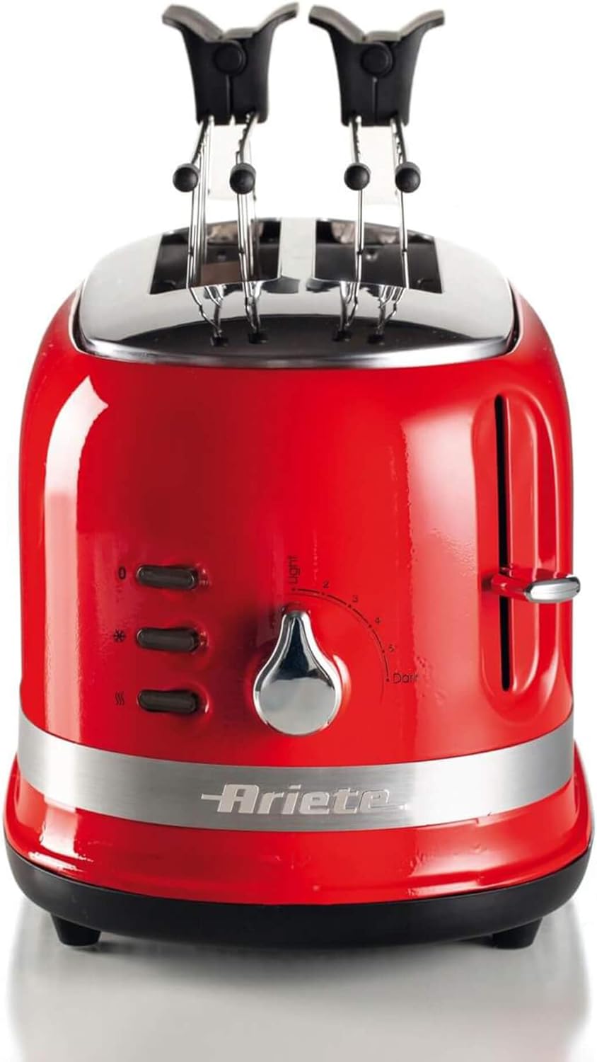 Torradeira Elétrica Ariete Moderna Vermelha 750W