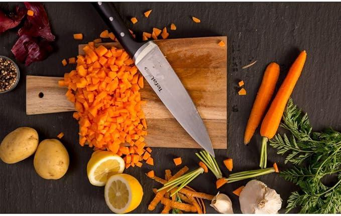 Faca Chef Aço Inox Tefal 20cm Ice Force