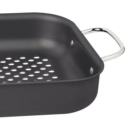 Grelha Churrasco  Retangular Tramontina 28cm Aluminio Anodizado