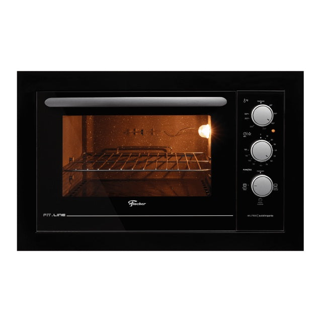 Forno Elétrico de Embutir Fischer Fit Line 48L