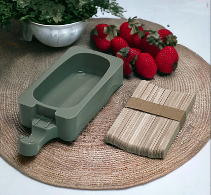 Forma de Sorvete de Palito em Silicone  Mimo Style