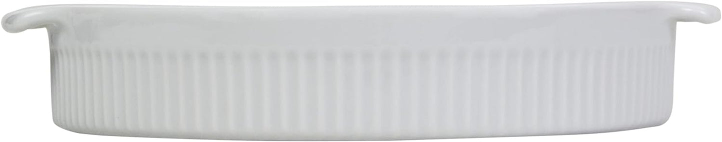 Forma redonda Porcelana Germer Assar e Servir Branca 21cm