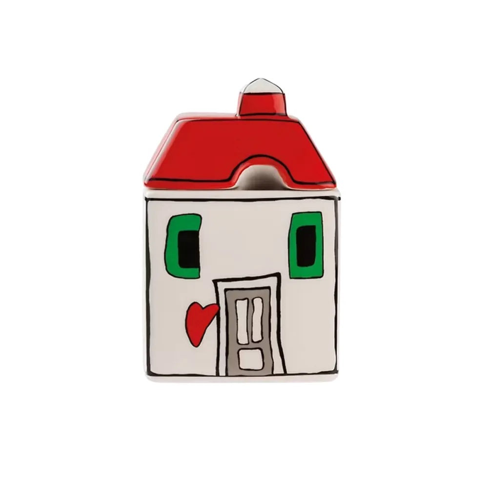 Set 2 Xícaras de Espresso com Pires + Açucareiro Vermelho Egan