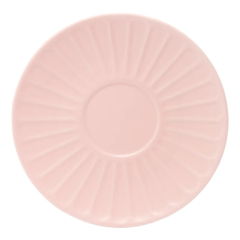 Conjunto de 2 Xícaras de Chá de Cerâmica Colibri com Pires Rosa 190ml Lyor