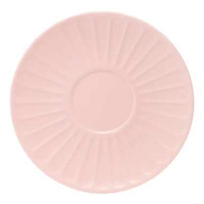 Conjunto de 2 Xícaras de Chá de Cerâmica Colibri com Pires Rosa 190ml Lyor