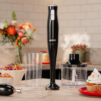Mixer Arno Turbomix Pro 3 Em 1 Cor Preto MX31