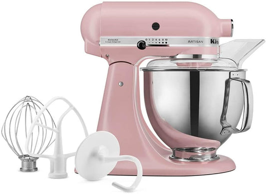 Batedeira Mixer Stand KitchenAid Artisan Dried Rose 127V