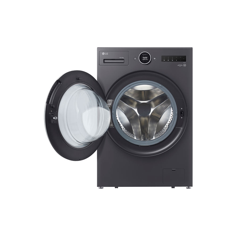 Lava e Seca Smart LG NT 18kg Black Inox WD18GNTS6B Preta
