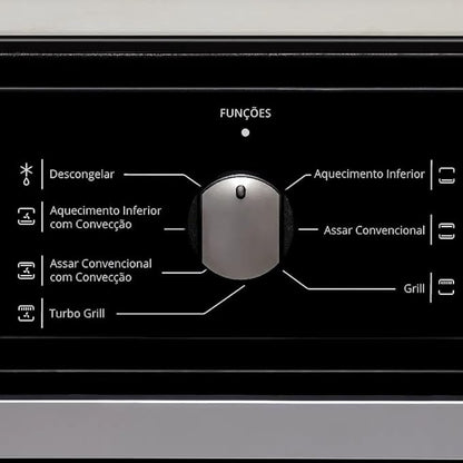 Forno de Embutir Elétrico Brastemp 84 litros Preto com Convecção e Timer Touch