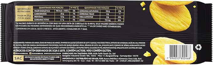 Snack de Arroz com Queijo Rice Cracker Cheese Kalassi  100g
