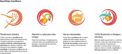 Chaleira De Cerâmica Ceraflame  2300Ml Tropeiro Cor Cobre