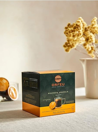 Cápsulas De Café Bourbon Amarelo Orfeu 10 Unidades