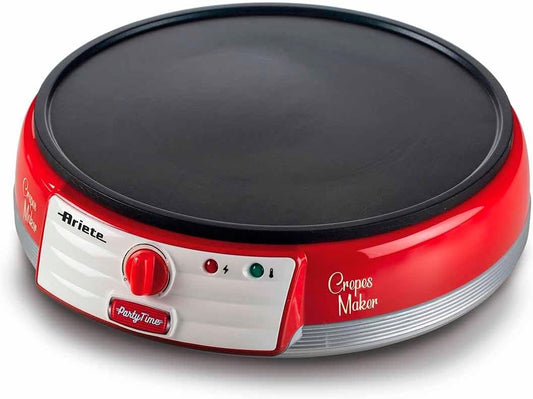 Máquina de Crepe Ariete Party Time Vermelha 1000W