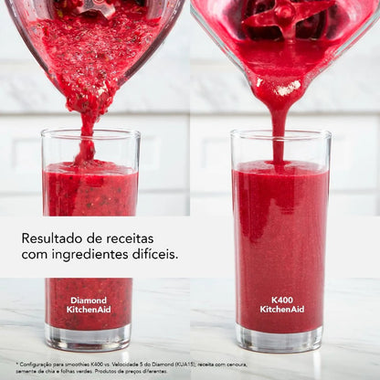 Liquidificador K400 KitchenAid 5 Velocidades Empire Red