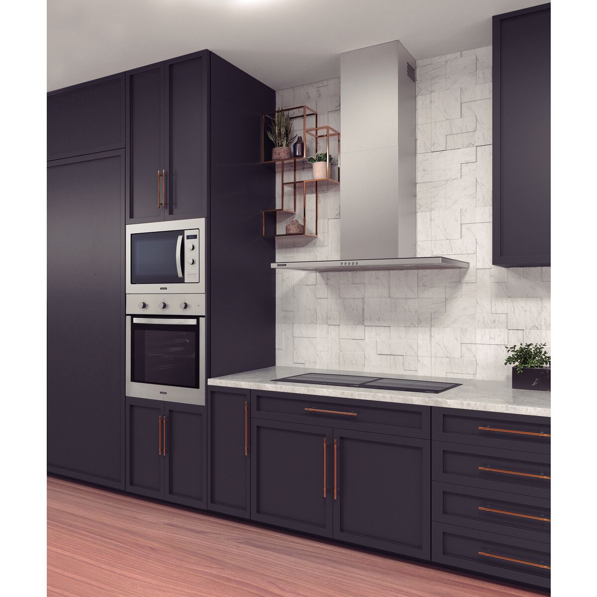 Coifa de Parede Slim Wall 90 em Aço Inox Tramontina