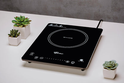 Fogão Cooktop Fischer 1Q Por Indução Vitroceramica Preto