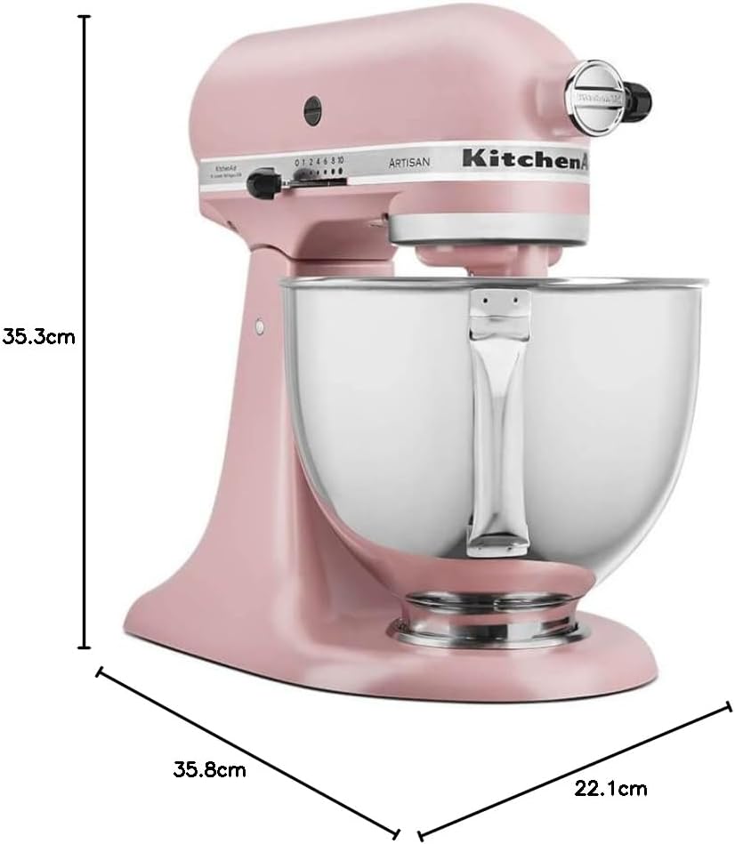 Batedeira Mixer Stand KitchenAid Artisan Dried Rose 127V