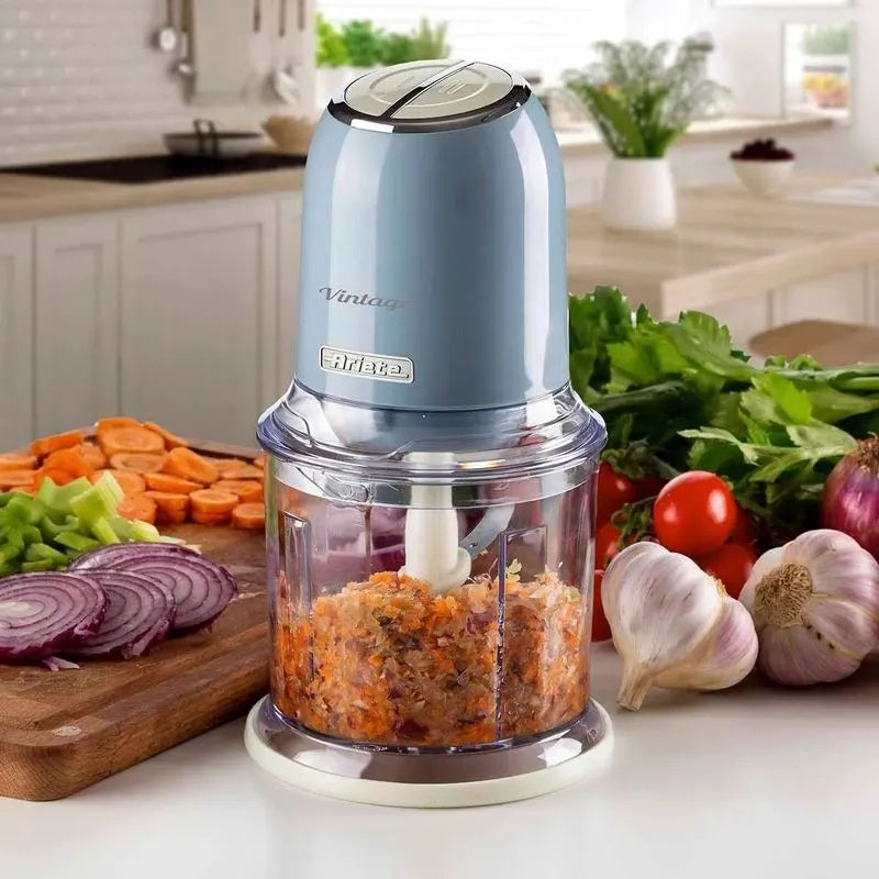 Processador de Alimentos Italiano Vintage Ariete Azul 400W