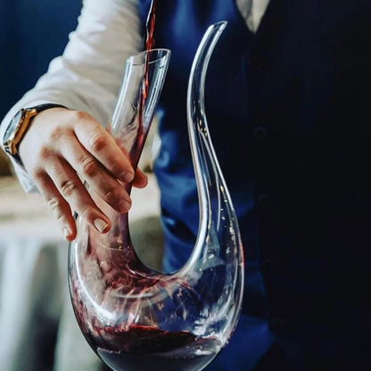 Decanter Vinho Cristal Aerador Moderno Luxo Wolff 1litro